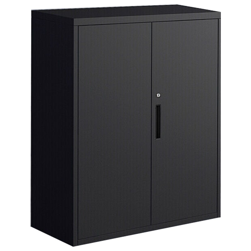 创世人 黑色加厚1090高矮柜文件柜铁皮柜档案柜资料柜文件柜其他金属办公柜收纳柜整理柜