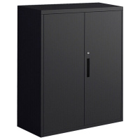 创世人 黑色加厚1090高矮柜文件柜铁皮柜档案柜资料柜文件柜其他金属办公柜收纳柜整理柜