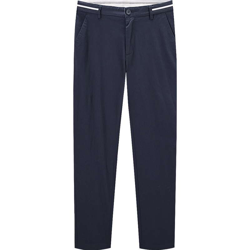 HLA海澜之家中腰休闲九分裤2019夏季舒适微弹水洗休闲裤男HKCAJ2R152A