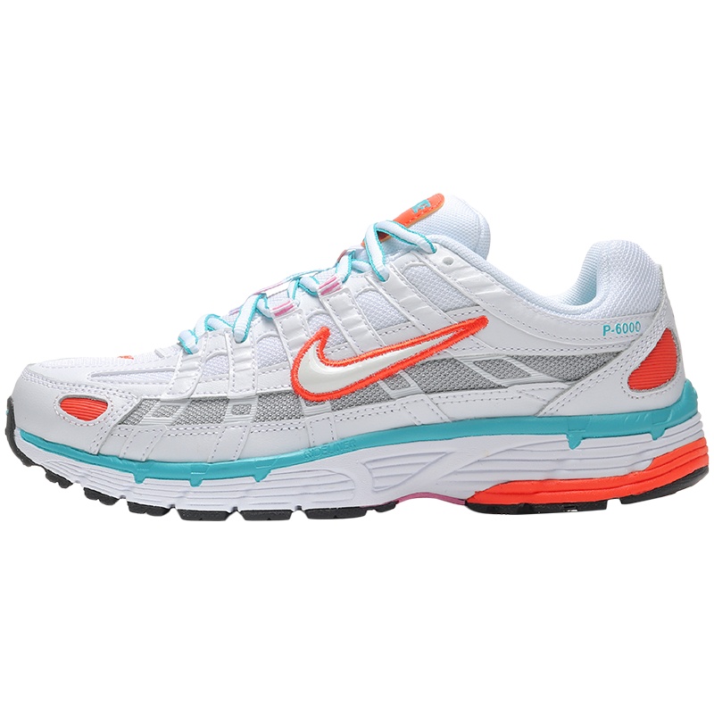 NIKE耐克女鞋休闲鞋P-6000白银复古拼接跑步运动鞋BV1021