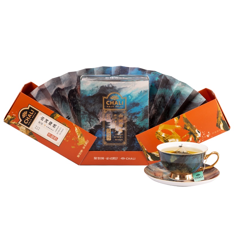 茶里(ChaLi) 山河锦绣系列·河 普洱茶花果茶组合45g