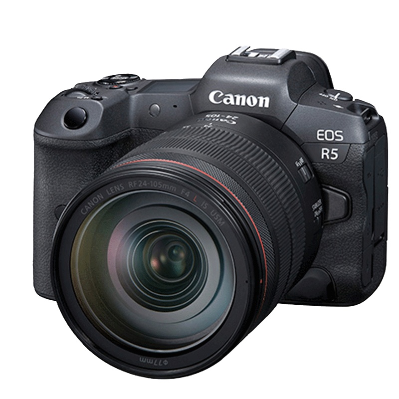 佳能(Canon)EOS R5 (RF 24-105mm F4 L IS USM)数码相机 旗舰型8K微单套机 全画幅专业微单 8级双防抖