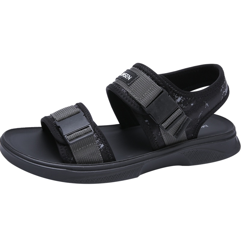 木林森夏季凉鞋男潮流韩版时尚品牌凉拖鞋个性百搭外穿透气沙滩鞋