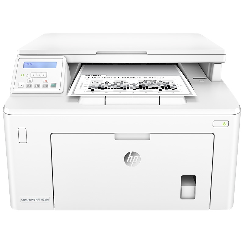 惠普(HP)MFP M227d 激光多功能一体机(双面打印、复印、扫描)
