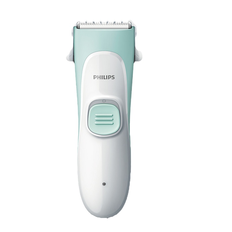 飞利浦(Philips) 儿童理发器 宝宝充电电推子 婴幼儿电动剃头器 陶瓷圆润陶瓷全身水洗 HC1066银色/浅蓝色