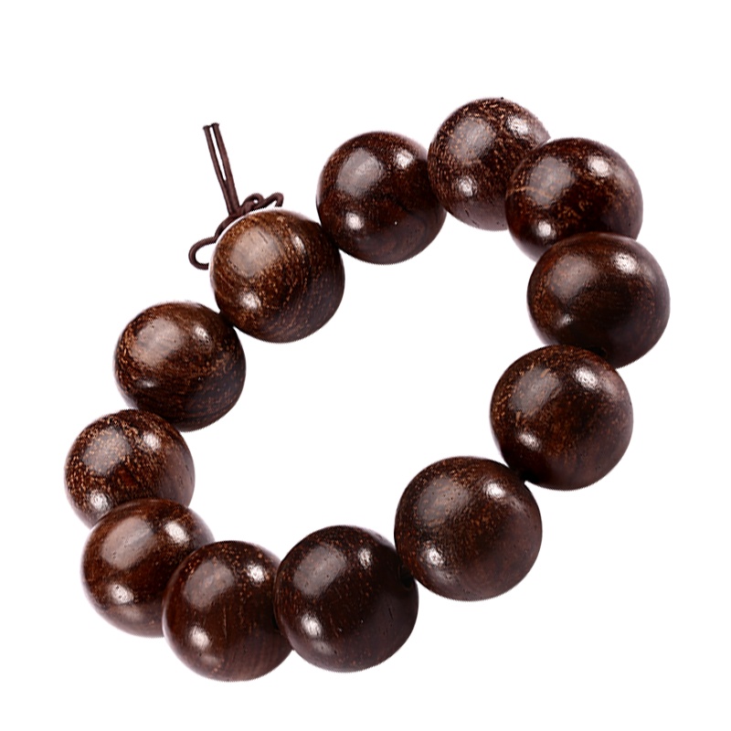 Ryual 黑花梨木佛珠手链20mm佛珠手串手链男士款 黑花梨木手串送恋人计价款