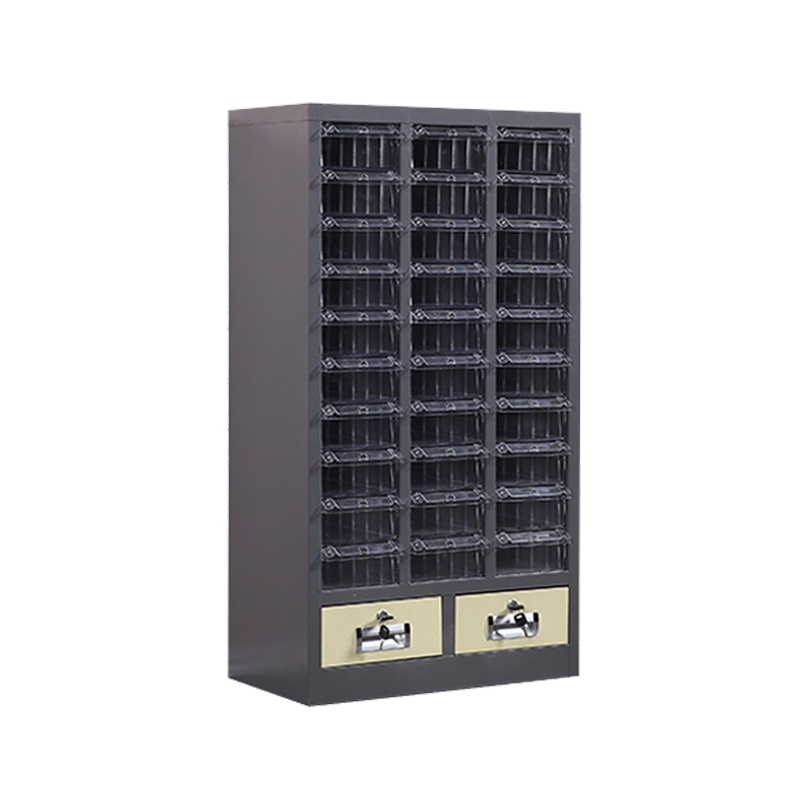 臻远零件柜抽屉式工具柜 30抽透明无门加二斗大号