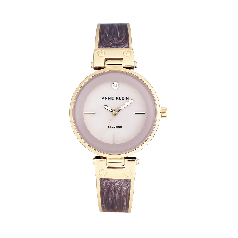 安妮克莱因（ANNE KLEIN）璀璨永恒系列简约时尚贝母表盘石英女士手表AK/2512LVGB
