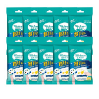 清风 湿巾 食品级纸巾 75%酒精 杀菌湿纸巾 10片便携装10盒