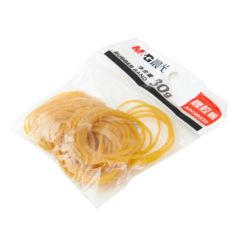 晨光 ASC99332 橡胶圈 30g 黄色 (单位:件)5件装