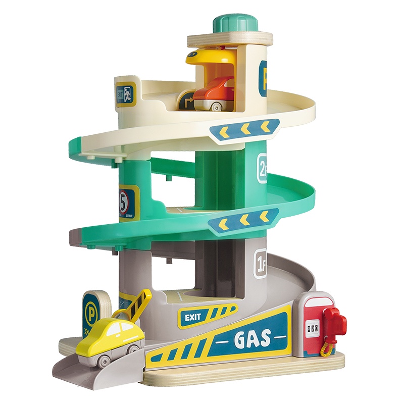 特宝儿(topbright)迪拜豪华停车场 儿童玩具男孩轨道车套装早教益智3-6岁孩子亲子互动早教生日礼物120434