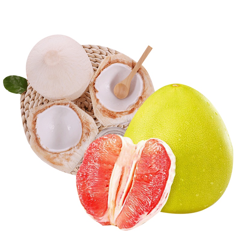 “柚”见椰青 椰青1个+柚子1个组合装