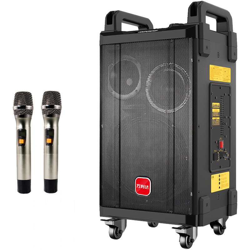 万利达(Malata) 广场舞音响 三分频音箱15英寸低音炮户外音箱 蓝牙音响大功率唱歌伴奏消原音JT15