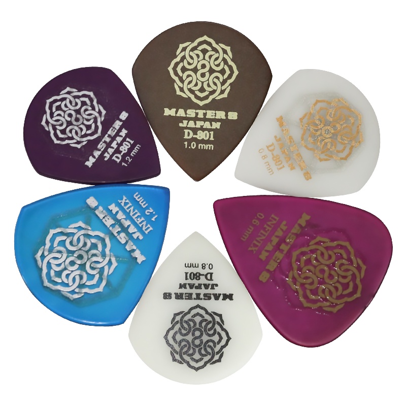 日产 MASTER 8 INFINIX光面/防滑电木吉他民谣 爵士人气拨片弹片