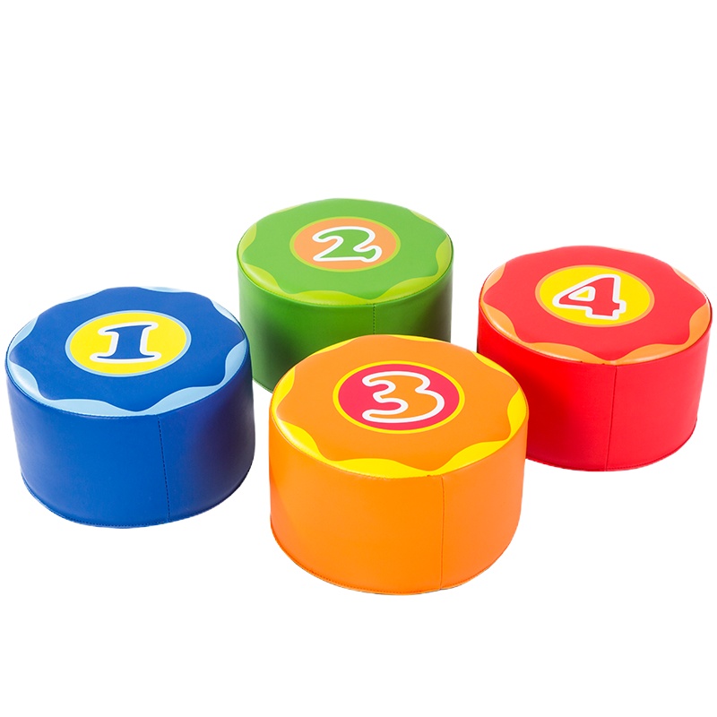 华森葳儿童家具圆软垫组合-高