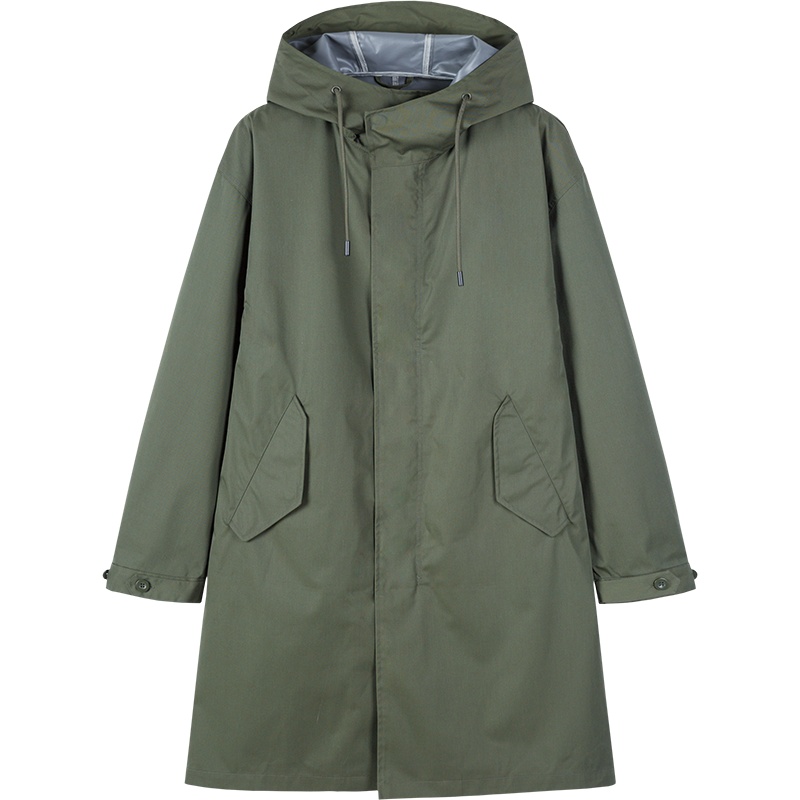 【满198减100预估价：90】森马男士风衣男2020春季新款宽松中长款韩版潮流防风休闲帅气外套