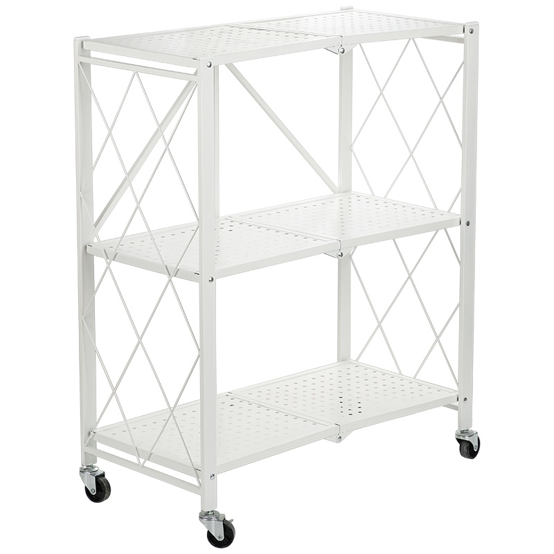 炊大皇(COOKER KING)三层折叠架子(白)CA02SC