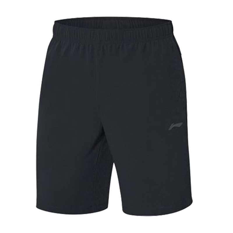 李宁(LI-NING)短裤男士速干裤子五分裤平口夏季休闲运动裤AKSP043