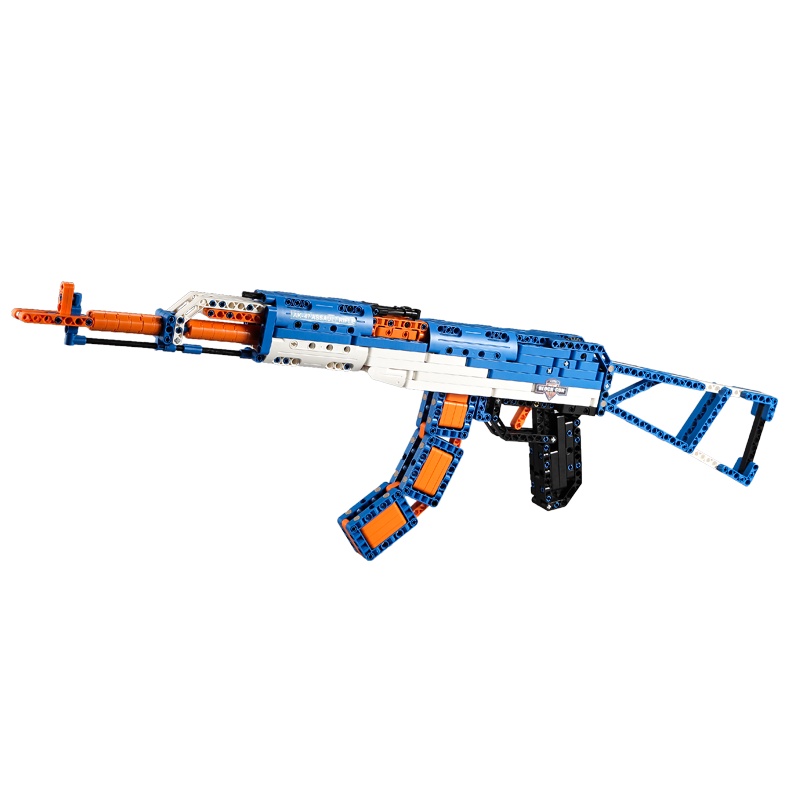 双鹰咔搭 AK-47积木枪积木玩具益智拼装玩具 可发射子弹 C81001