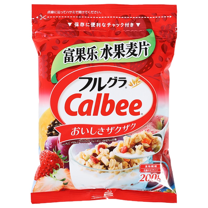 calbee牌富果乐水果麦片(即食谷物)200g