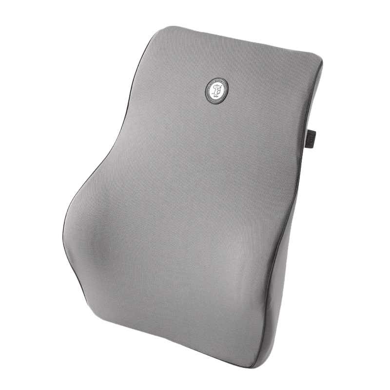 吉吉（GiGi）汽车腰靠 G-1110太空记忆棉靠枕 背靠垫 车用办公用腰枕灰色