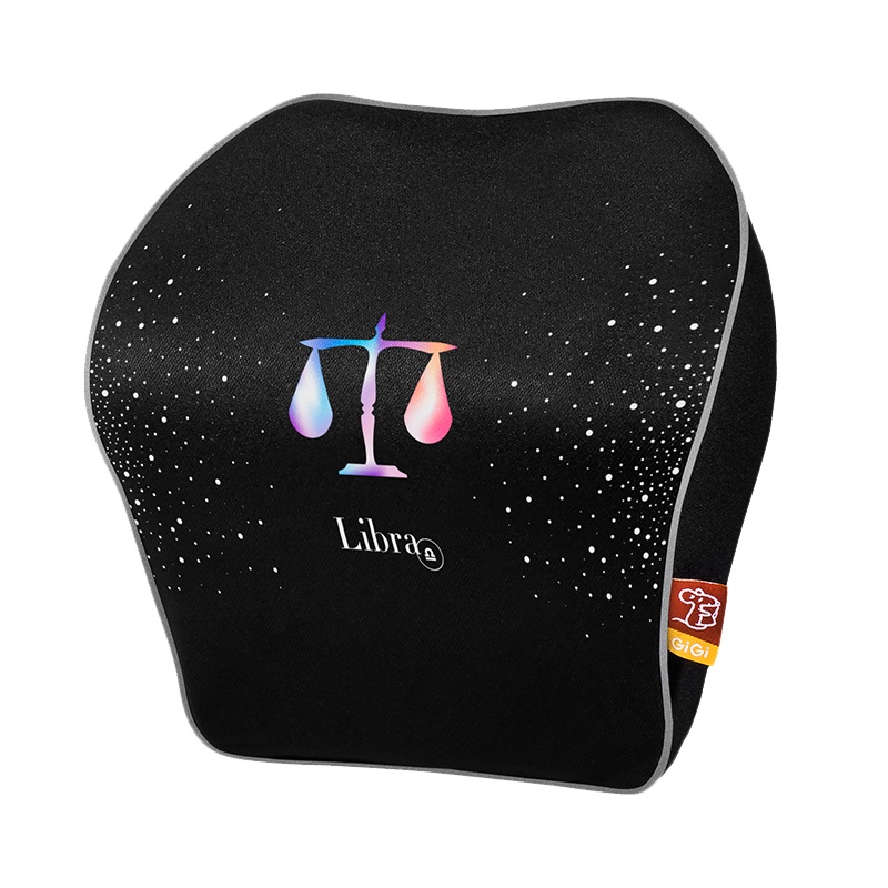 GiGi汽车头枕护颈枕 竹炭记忆棉车用靠枕 高低可调节升级版GC-61天枰座