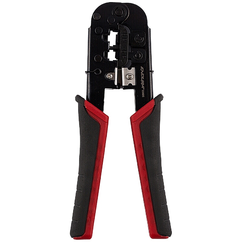 力易得 (ENDURA) 2合1压线钳剥线钳 网线电话线接头压接 8英寸 E5825