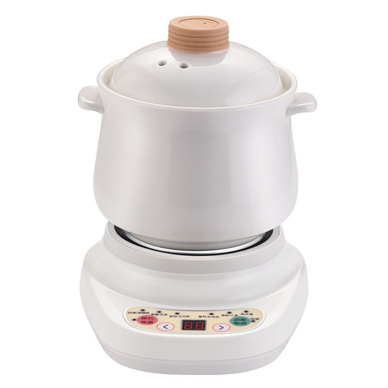 益多 电炖锅 电炖盅 煲汤锅 炖汤锅 养生煲 燕窝炖盅 炖汤煮粥1.2L分体式陶瓷电热锅 可预约定时 SLT-K45