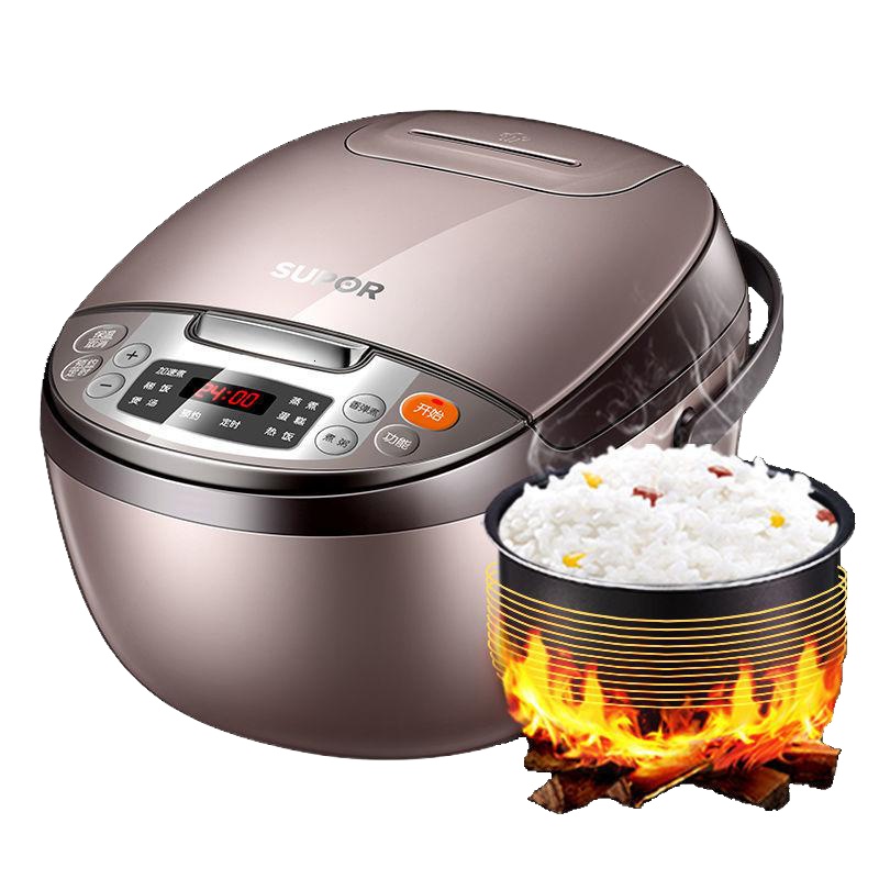 家用电饭煲智能5升大容量多功能煮饭锅官方旗舰店3-4-6-8人 3L灰色【1-3人】