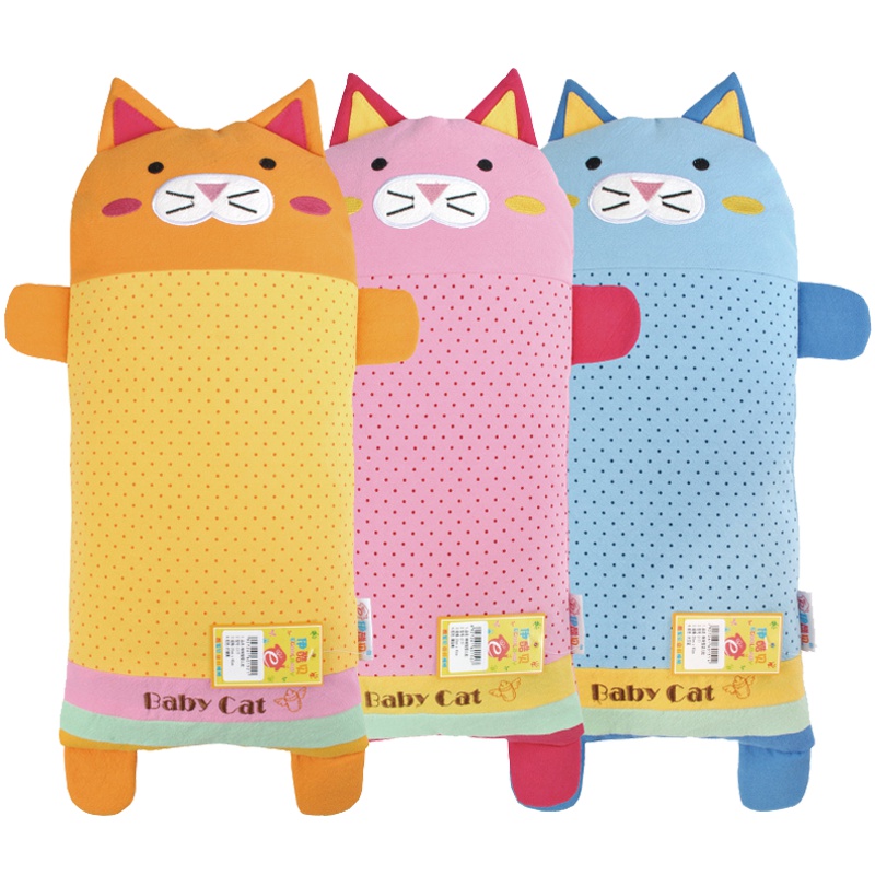 0-3岁 双漫婴幼儿荞麦壳卡通枕 纠正偏头婴儿枕 宝宝儿童枕头荞麦枕宝宝定型枕四季通用 棉质婴儿枕