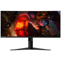 联想(Lenovo)G34W-10 游戏电竞34英寸显示器(可壁挂升降 低蓝光 1500R曲面4K屏 HDMI+DP)
