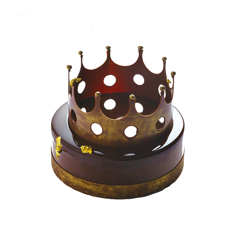 焦糖奶油黑巧克力慕斯蛋糕