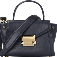 MICHAEL KORS 迈克科尔斯 Whitney 口盖包 单肩包 斜挎包迷你 锁扣光面皮30T8GXIM1L金扣