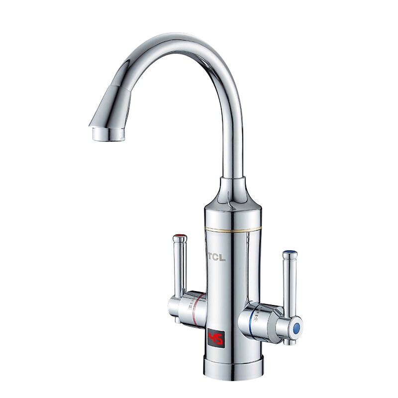 TCL即热电热水龙头加热器热得快水龙头热加宝家用卫生间TDR-30DX银色下进水