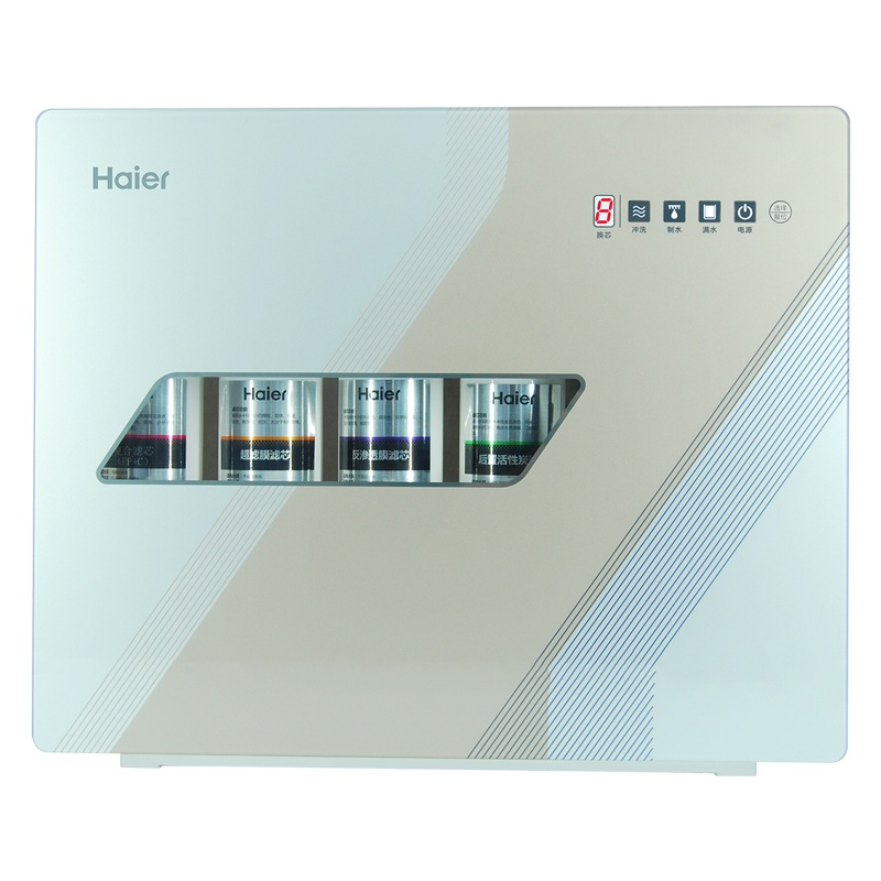Haier/海尔 反渗透机 HRO5009-5升级版 滤芯提醒 微废水 陶氏RO膜