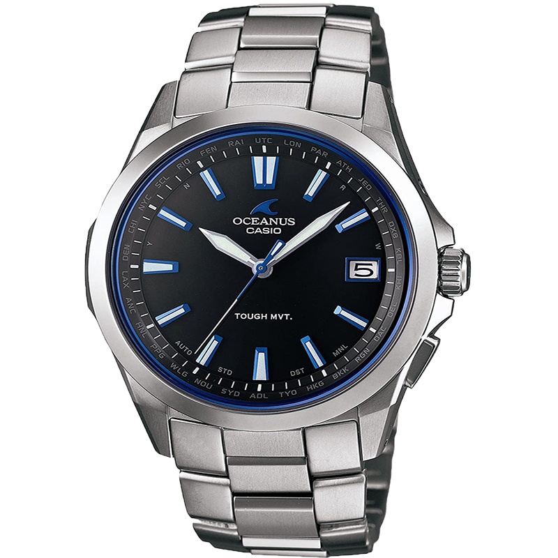 OCW-S100-1A卡西欧海神光动能6局电波男表夜光