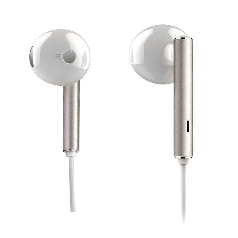 华为原装线控耳机AM116 金属版 香槟金 mate30 P40/30pro荣耀30V10 nova7/6重低音手机耳机