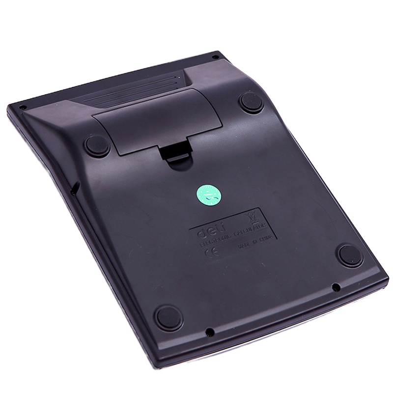 得力(deli)-1526-12位语音型计算器真人语音/大屏幕12位/7号电池