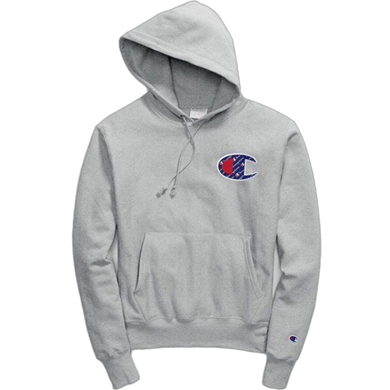 Champion冠军life线印花大C logo男士四季可穿连帽卫衣GF68-Y07472
