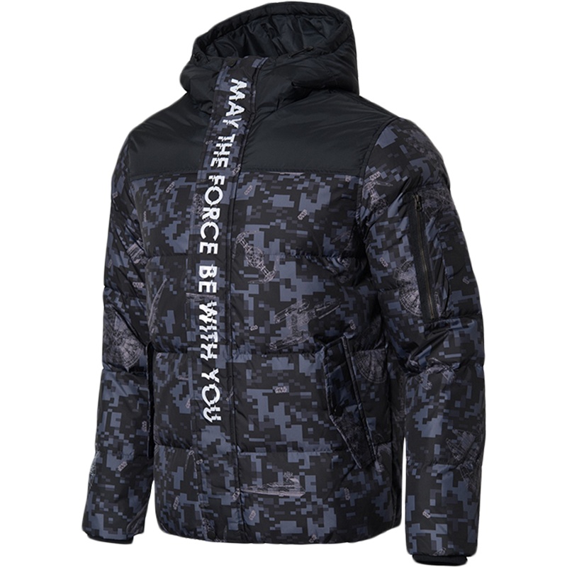 李宁星球大战联名款男子运动时尚系列短羽绒服