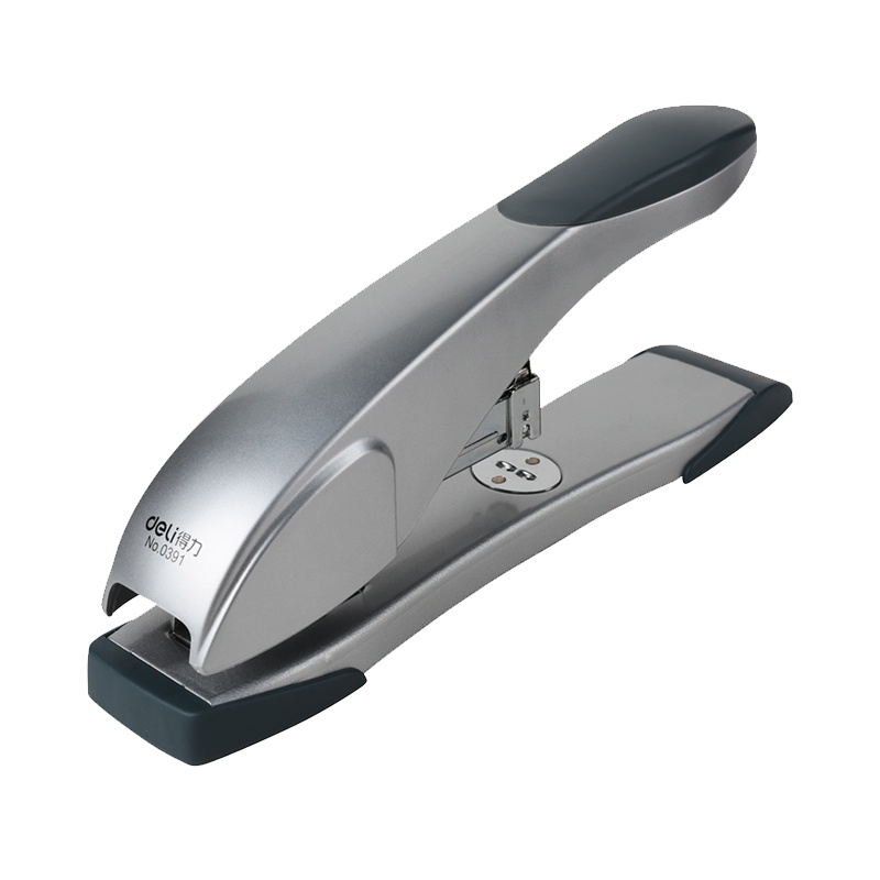 得力(deli)0391订书机 加厚重型订书器大订书机厚层大型长臂大码重型订书机颜色随机 可订60页