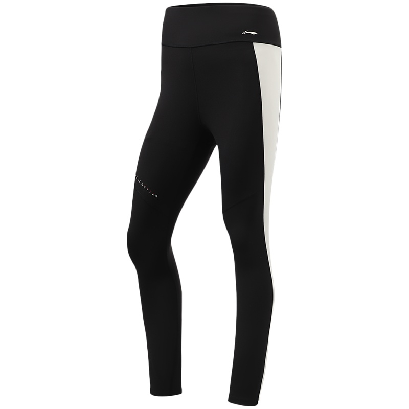 李宁运动长裤女士训练系列新款裤子春季弹力瑜伽针织运动长裤