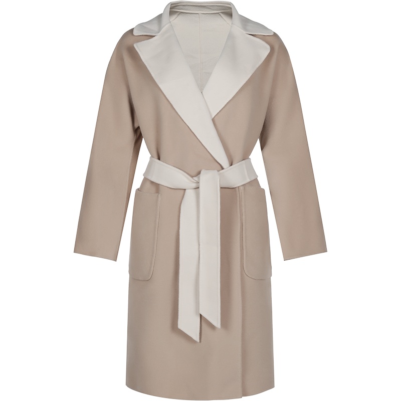 麦丝玛拉 MAX MARA WEEKEND 女士绵羊毛中长款双面大衣RAIL