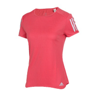 阿迪达斯（adidas）女款跑步运动休闲短袖T恤CW3228