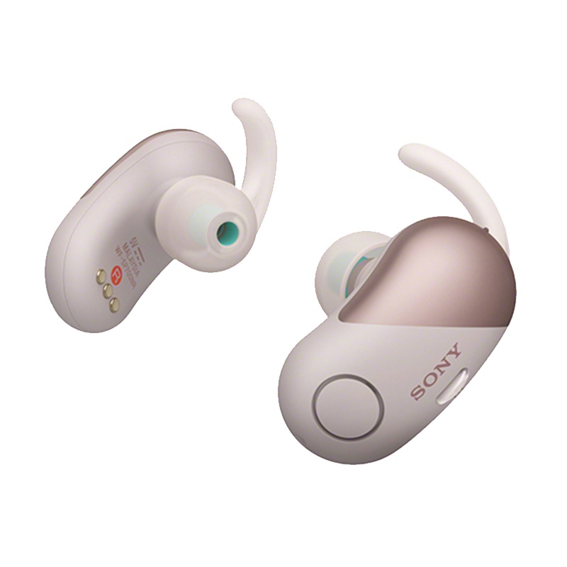 索尼(SONY)WF-SP700N 真无线降噪防水运动耳机 粉红色
