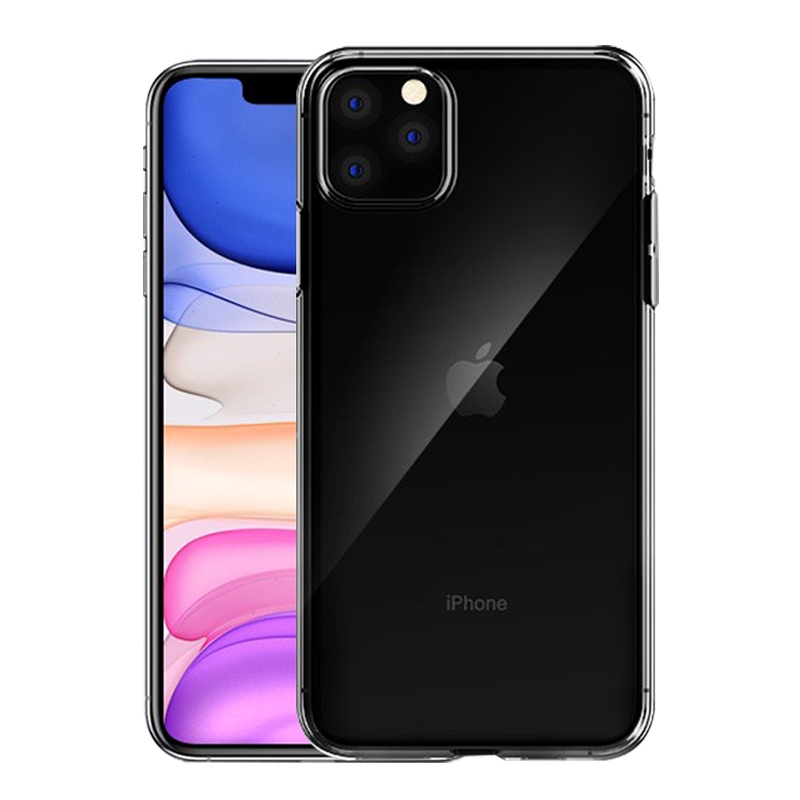 送钢化膜]溪特 2019新款苹果iphone11promax手机壳保护壳(6.5英寸)超薄透明硅胶保护套抗爆防刮保护软壳