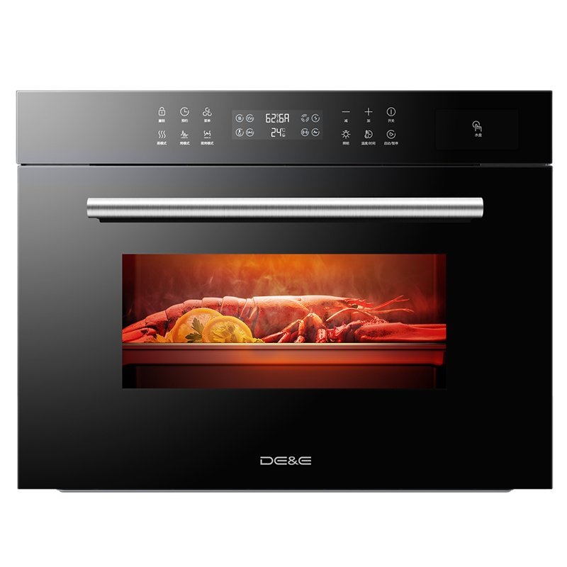 德意(DE&E)家用嵌入式蒸烤一体机 45L大容量 智能菜单 多功能烘焙电蒸箱电烤箱626A