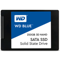 西部数据(WD)250GB SSD固态硬盘 SATA3.0接口 Blue系列-3D进阶高速读写版