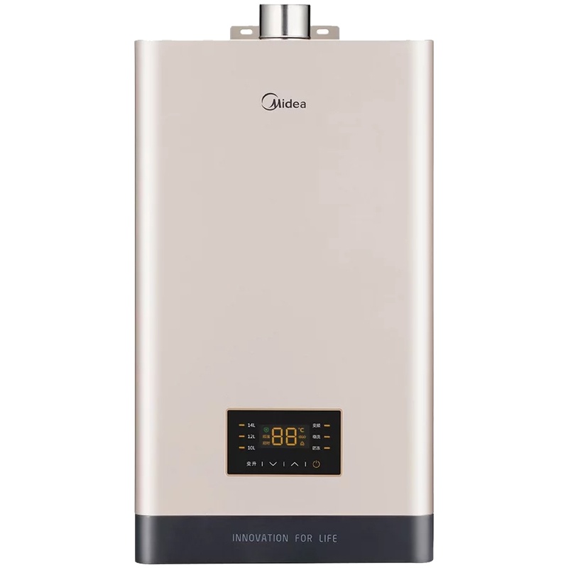 美的(Midea)燃气热水器JSQ27-14HC4 天然气14L(芙蓉金)
