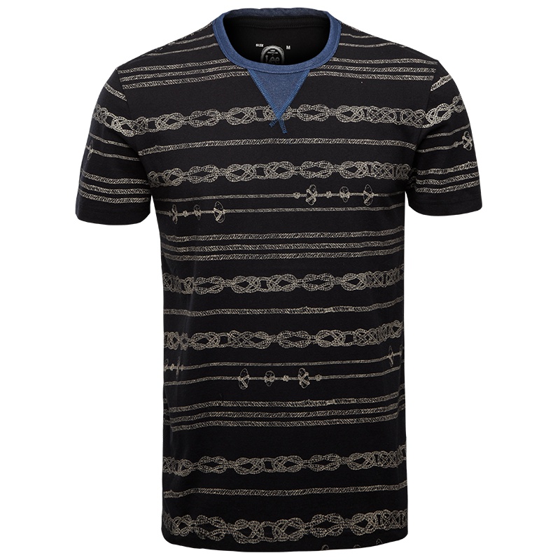 Lee男装 夏季休闲男装圆领短袖T恤 L14150866K11